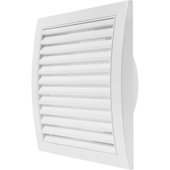 Repa Market 6” Inch White Plastic Exhaust Air Vent Cover – Louvered Dryer Duct Vent Cover