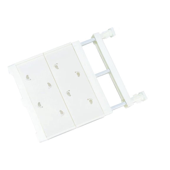 White Expandable Closet Organizer, Adjustable Metal Storage Shelf, Retractable Layered Divider for Cabinet, Wardrobe, and Home Storage
