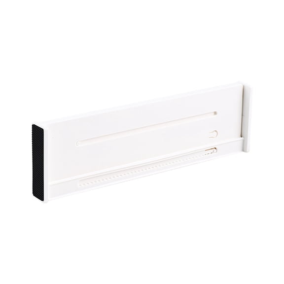 White Expandable Drawer Dividers Adjustable for 1 to 17in Drawers, Organizer for Bedroom Bathroom Office and Dressing Table - White