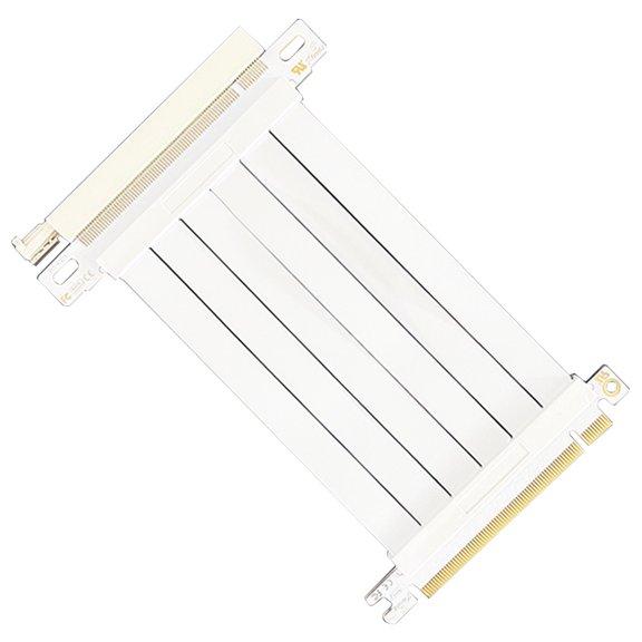 White Express 16x Flexible Cable Card Highly Speed Extension Port Adapter Rise Card 1 Slot PCIe 3.00 X16 Rise