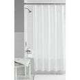 thumbnail image 1 of White Fabric Shower Curtain, 72" x 72", Mainstays Waffle Weave Textured Design, 1 of 5