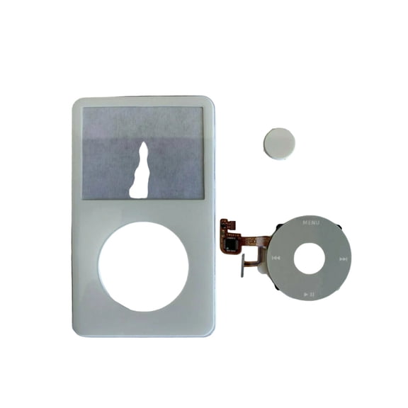 White Face Plate Clickwheel Button For Apple iPod Classic 5th Gen Replacement