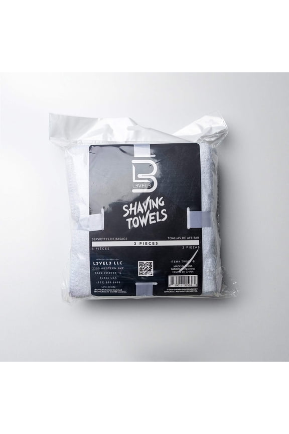 White Facial Towels - 3 Pc