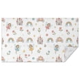 thumbnail image 1 of White Fairy Castle Pattern Rectangle Tablecloth 60"x102",Waterproof Polyester Rectangle Table Cloth, Wipeable Spillproof Polyester Tablecloth for Dining, Camping, Indoor and Outdoor, 1 of 6