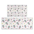 thumbnail image 1 of White Fairy Cat Pattern Kitchen Rugs Sets Of 2,Anti Fatigue Kitchen Mat Rugs Non Slip Washable,Decorative Kitchen Floor Mats for Kitchen,Sink,Laundry,17"x30"+17"x47", 1 of 7