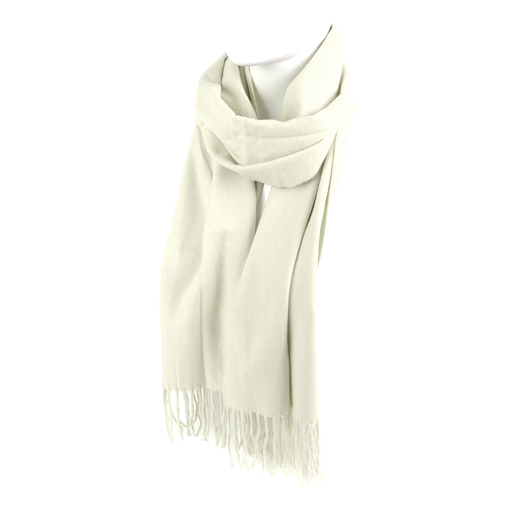 Women's White Scarves