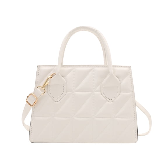 White Fashion Casual Shoulder Bag For Women Handbag Messenger Bag Crossbody Bag Wallet Pu Leather White