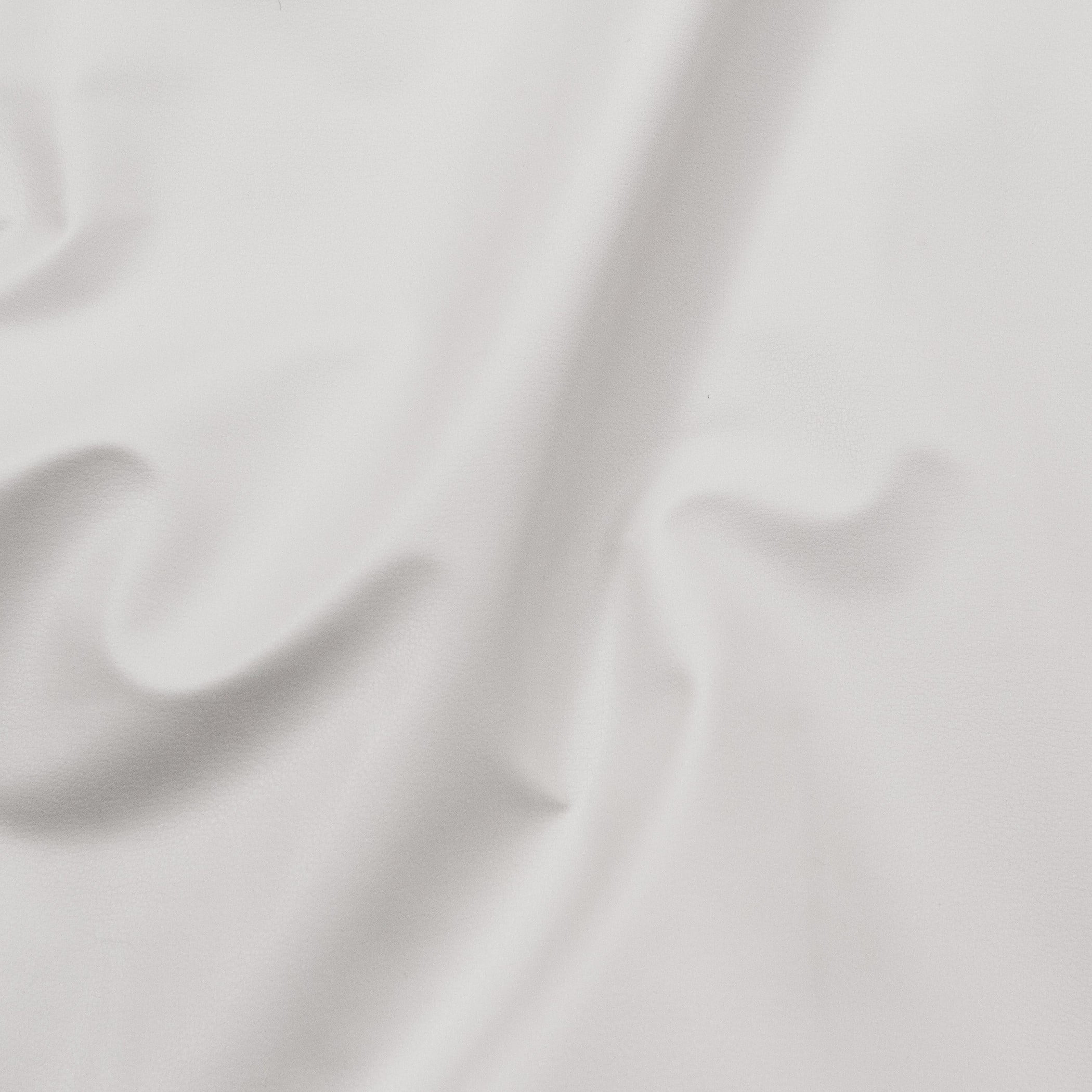 Stretch White Faux Leather fabric for fashion and upholstery