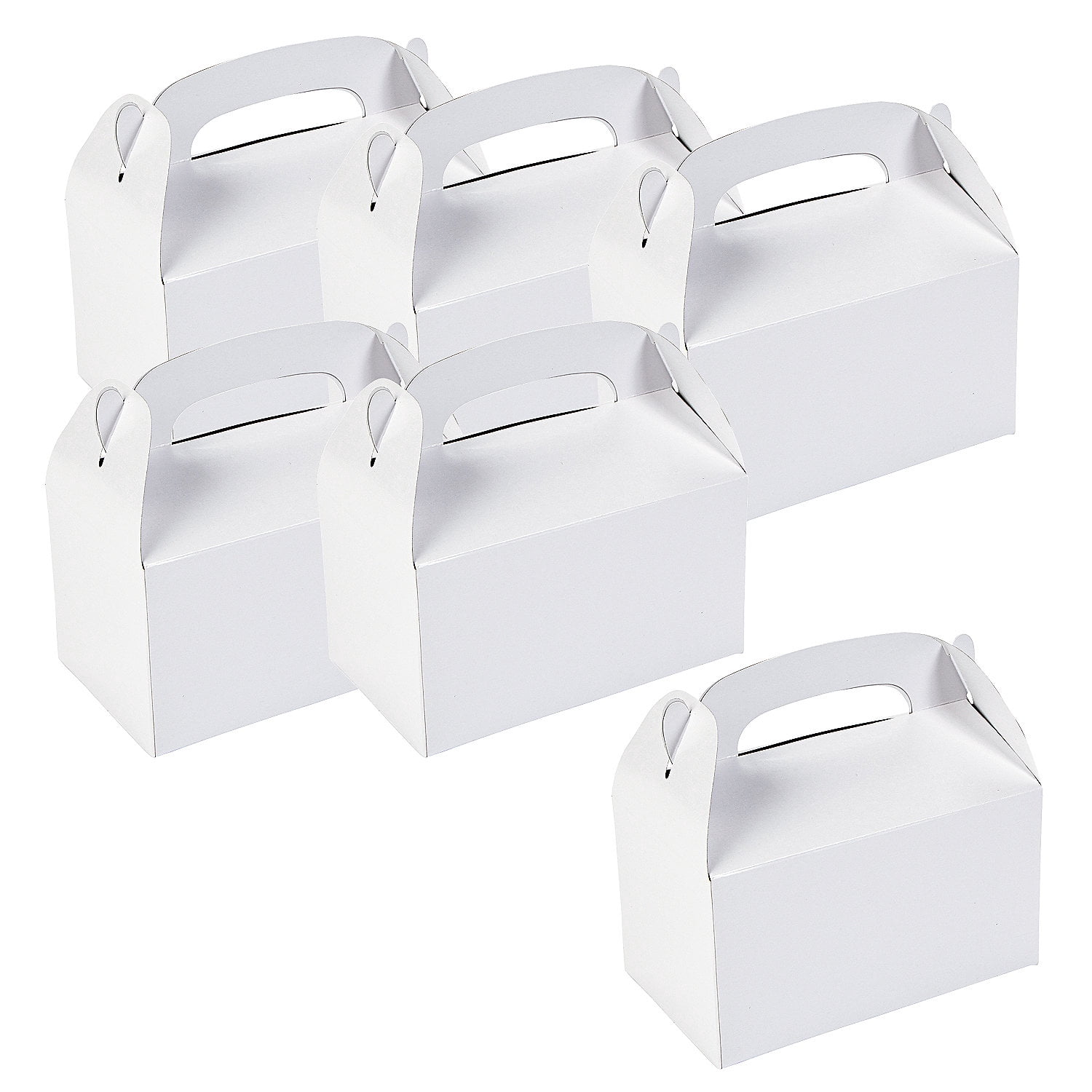 100 Pack Clear Favor Boxes With White Silk Ribbon, Cube Boxes For Candy - View #8