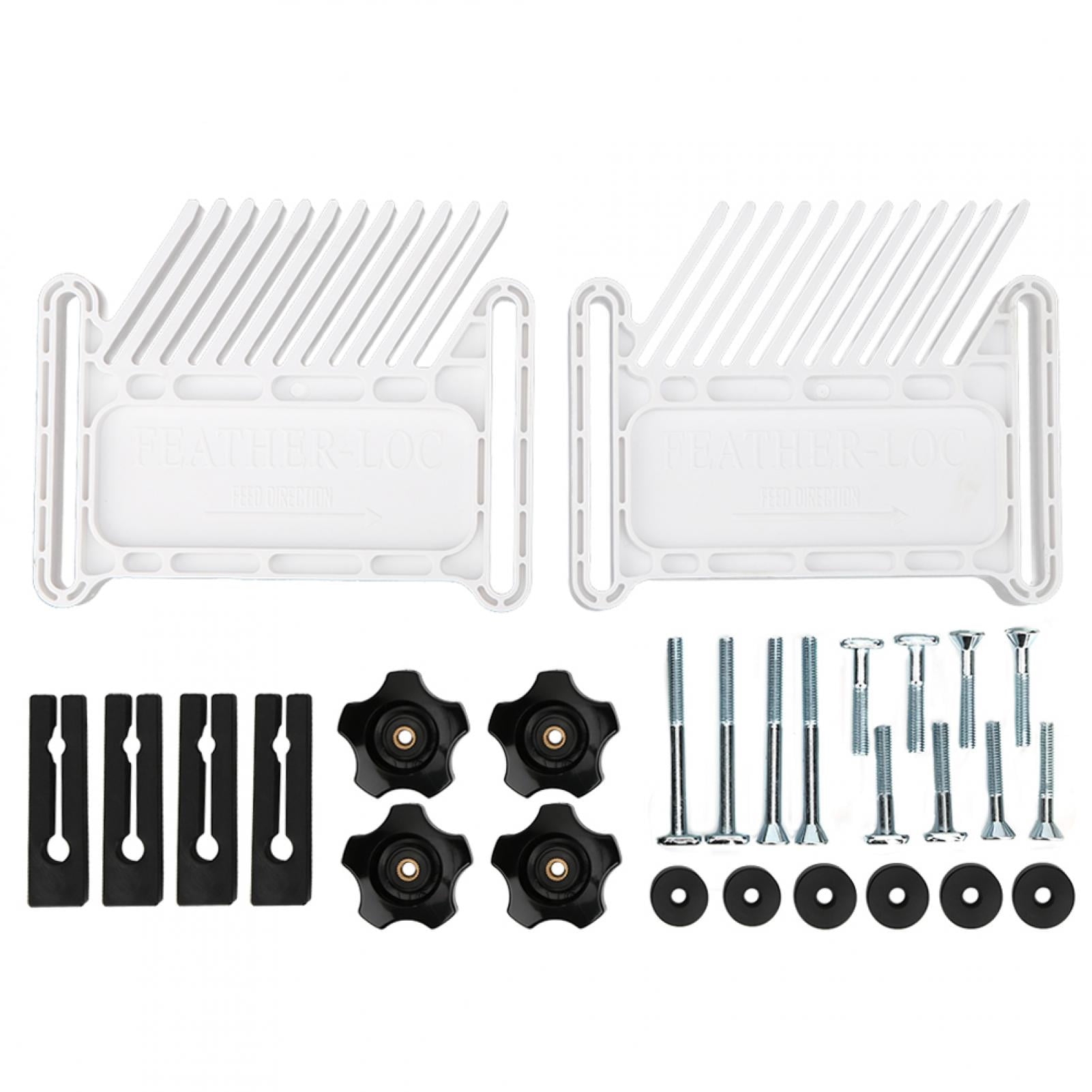 White Feather Board for Woodworking Table Saws Router Tools Flip