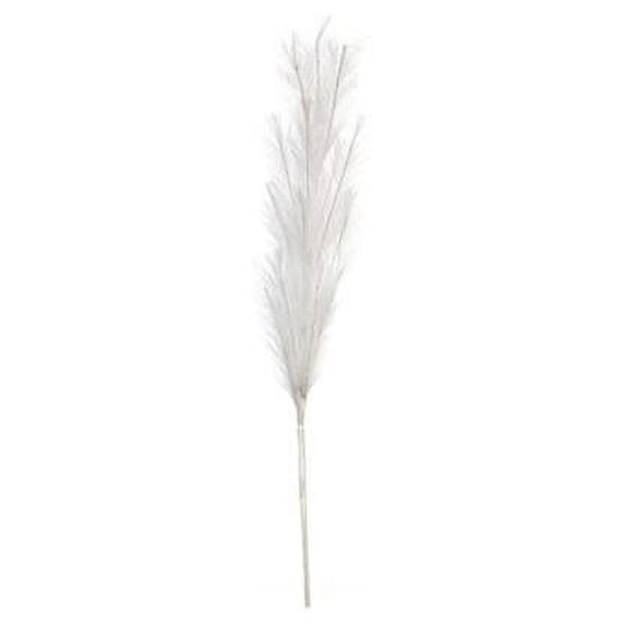 White Feather Spray Faux Plants & Trees