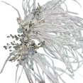 thumbnail image 1 of White Feathered Hair Clip Tiaras with Crystals for Bridal Wedding and Party Headpiece Hair Accessories for Women Girls, 1 of 12
