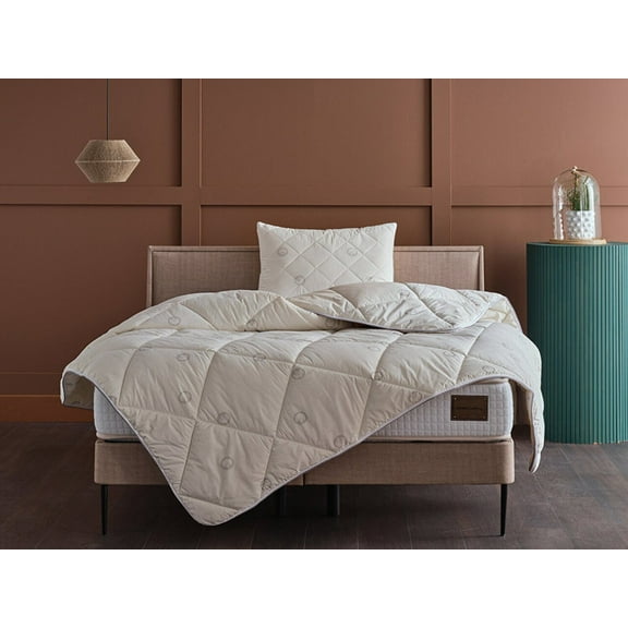 White Festival Cotton Quilt - King Size