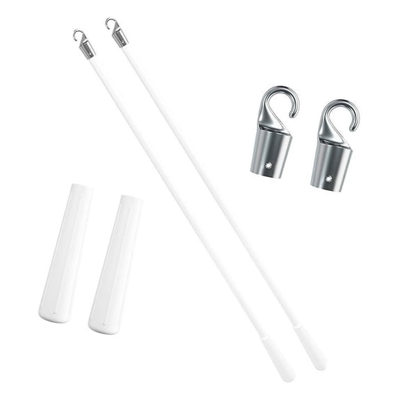 White Fiberglass Blinds Tilt Wand Strong Replacement Parts for Vertical Blinds
