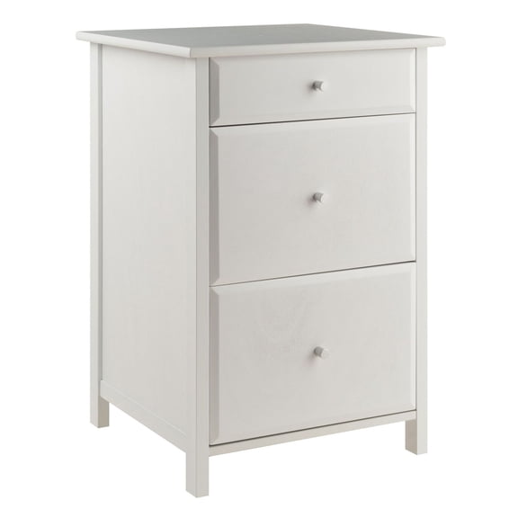 White File Cabinet, Office Storage Organizer for Home or Workplace