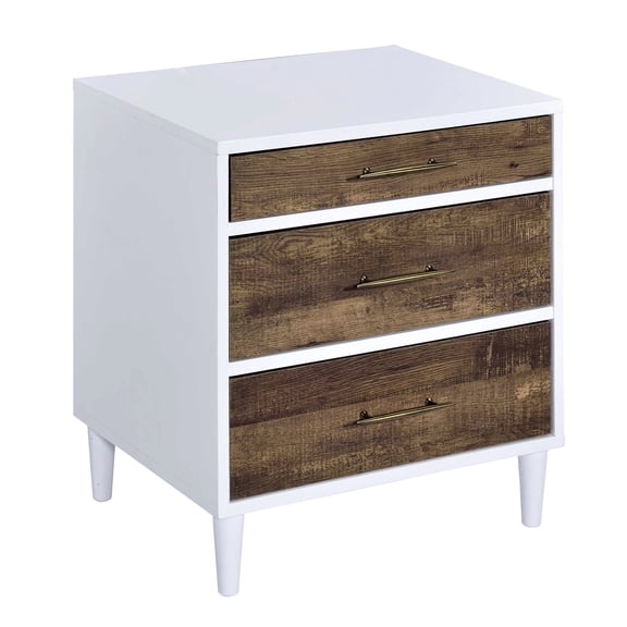 White Finish Accent - Manual Drawer Closure - Living Room Decor - Neat and Tidy Environment
