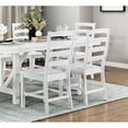 thumbnail image 1 of White Finish Dining Chairs Of 2, , Wooden, 250lbs Weight Capacity 2 Chairs, Wood Material,, 1 of 4