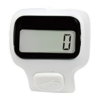 White Fitness Thumb Counter Portable Ring Electronic Counter Mini Counter People Flow Counter