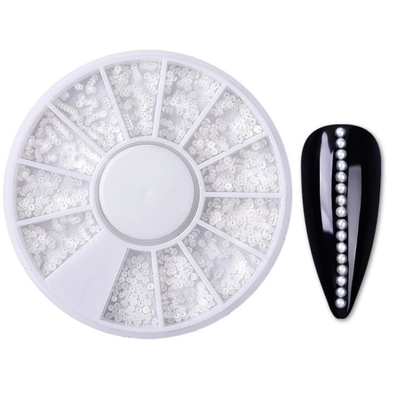White Flat Back Pearl Beads Half Round Satin Luster Loose Gems for DIY Jewelry Crafting Wedding Accessories