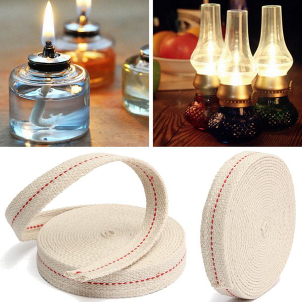  Zetiling Ceramic Wick Holder, Lamp Wicks, Oil Wick, Ceramic  Wicks Torch Wide Oil Lamp Wick Long Lasting Cotton Wine Lamp Wick Perfect  for Flat Wick Oil Lamps and Oil Lanterns 