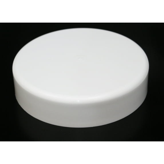 White Flat Dock Piling Cap / Piling Cover From 6" to 13" - White- 9.5inch