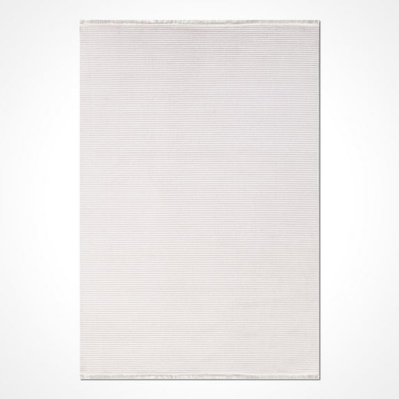 White Flat Pattern Acrylic Area Rugs for Living Room Jacquard Textured Modern Rugs Soft Geometric Rug for Bedroom Mid Century Washable Rug Non-Slip Bohemian Perfect for Dining Room Office