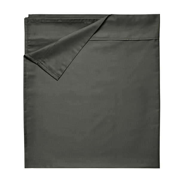 White Flat Sheet Only, Full Size, Soft 100 Cotton Sheet Only, 400 Thread Count Sateen, Smooth