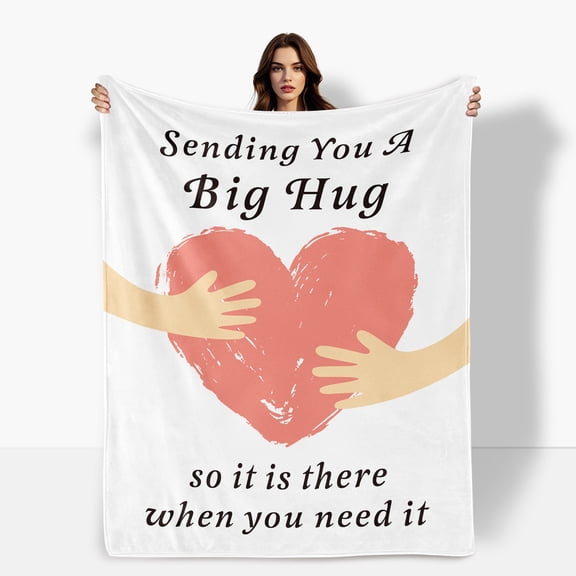 White Fleece Blanket For Couples A Symbol Of Love And Affection A Perfect Gift To Celebrate Romance And Togetherness Soft Warm For Sofa Bed Travel Camping For Family Friends Shipped From USA