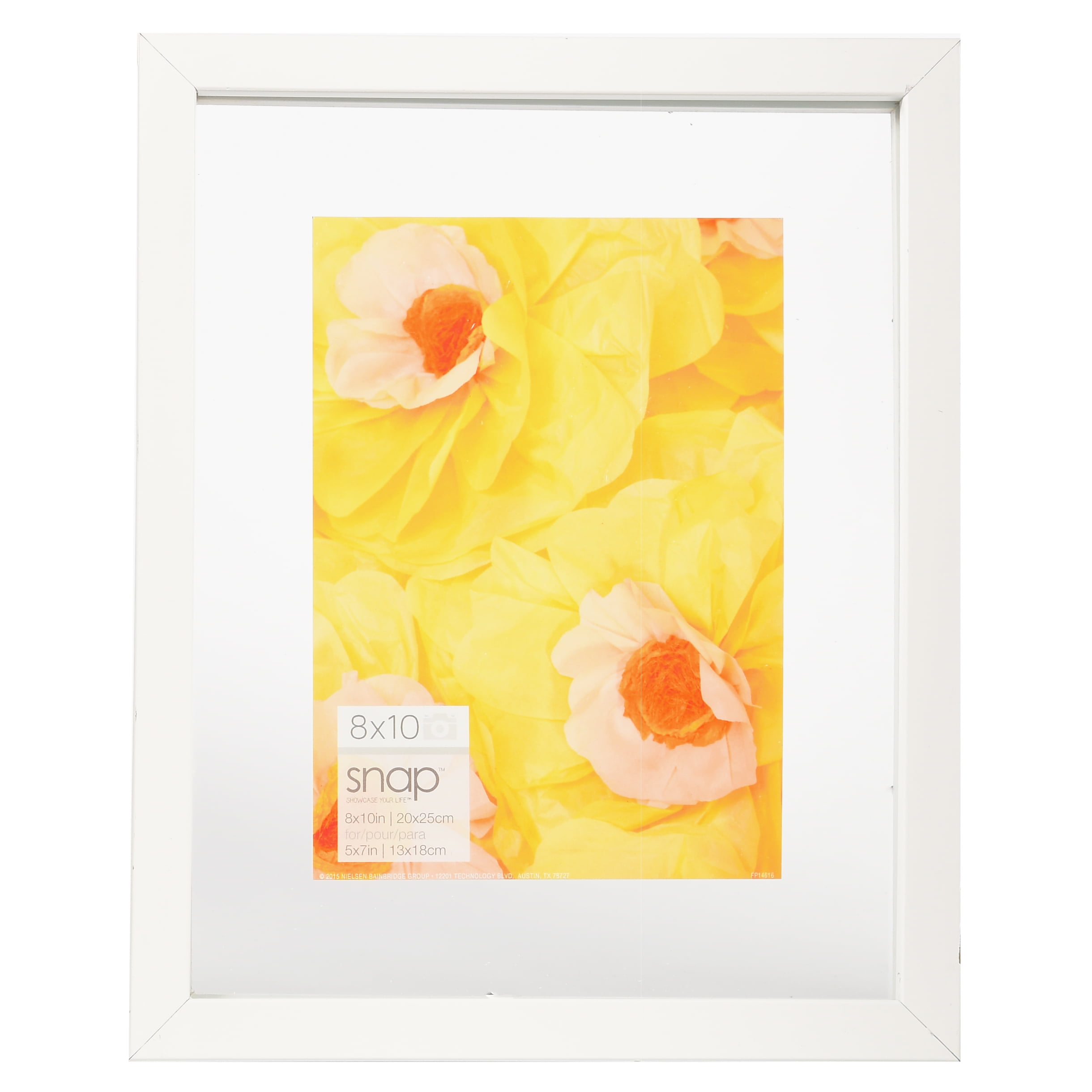 White Float 8x10 5x7 Frame by SNAP trade - 8x10 - Walmart.com