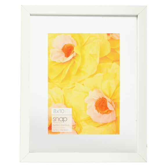 White Float 8x10 5x7 Frame by SNAP trade - 8x10