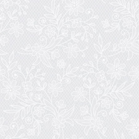 White Floral Table Cover - Plastic - Rectangle - 54in. x 108in. - 1 Piece (fdp93113)