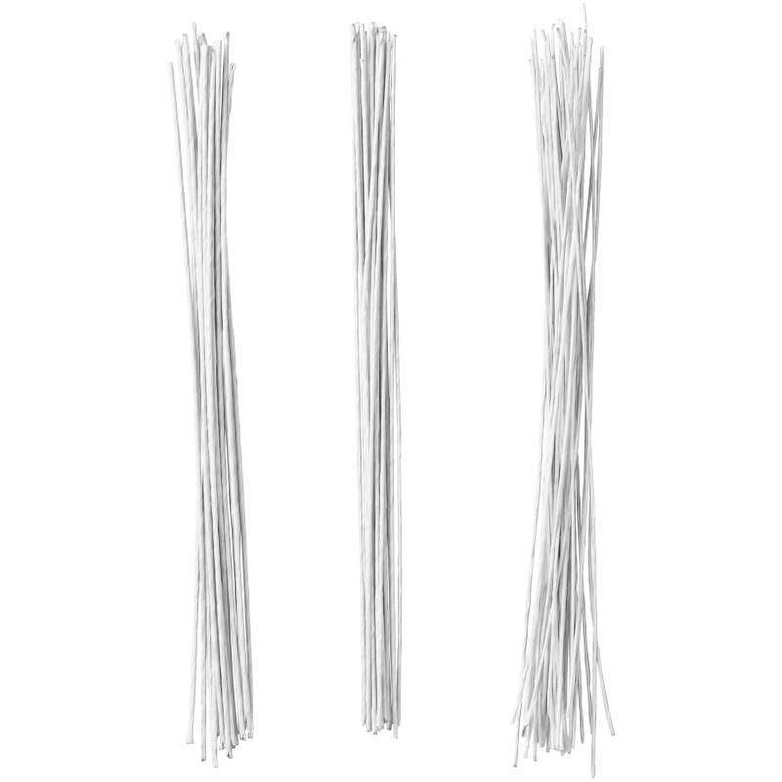White Floral Wire Assortment, 20,22,26 gauage 64 Count