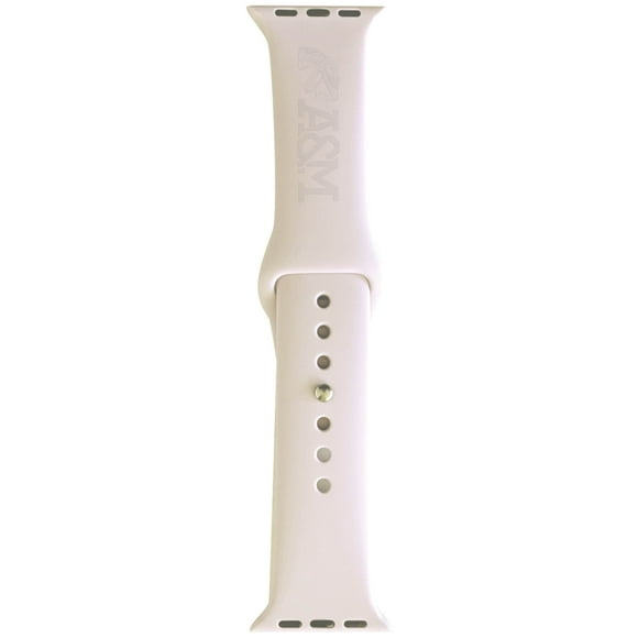 White Florida A&M Rattlers 42-44mm Apple Watch Band