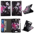 thumbnail image 1 of White Flower Butterfly tablet case 10 inch for Asus TF300T 10.1 10" 10 inch android tablet cases 360 rotating slim folio stand protector pu leather cover travel e-reader cash slots, 1 of 2