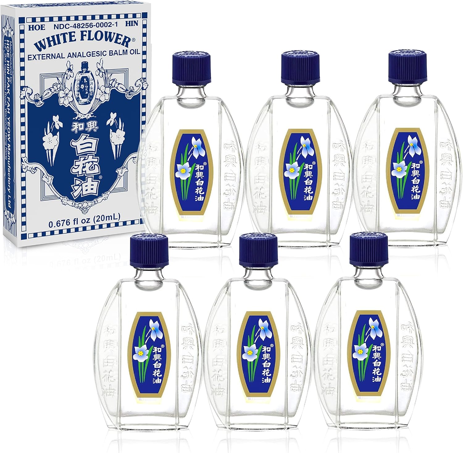 White Flower External Analgesic Balm Oil Pain Relief Oil 20ml/ 0.676fl