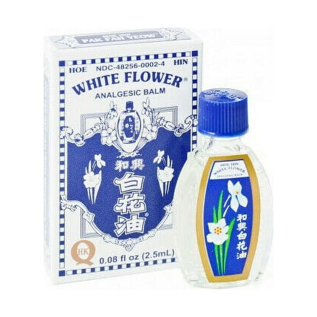 White Flower Medicated Oil (0.085 fl oz - 2.5ml) - 3 Packs - Walmart.com