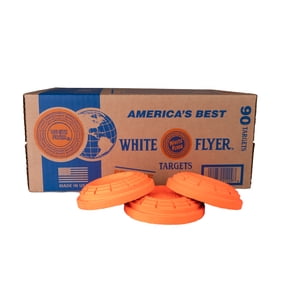 White Flyer BLACKOUT Trap and Skeet Targets 90ct