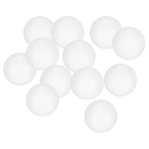White Foam Balls Round 1.57 Inch Model Polystyrene Spheres Craft Balls for Art Craft Household Party Decoration 25Pcs