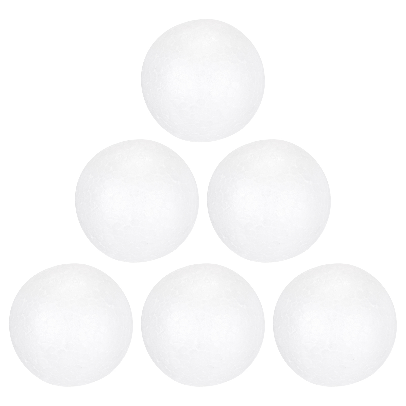 White Foam Balls Round 2.56 Inch Model Polystyrene Spheres Craft Balls ...