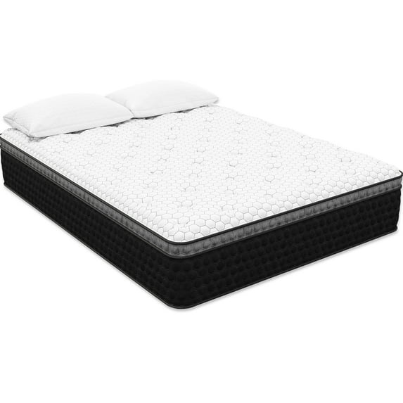 White Foam Bedroom Copper Cool Mattress, King, 14", Medium Feel King White, Mattress