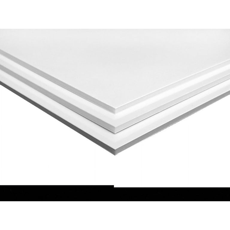1/8 White Foam Board  Shop 1/8 Ultra Thin White Board in Pre-Cut Sizes  at Foamboards