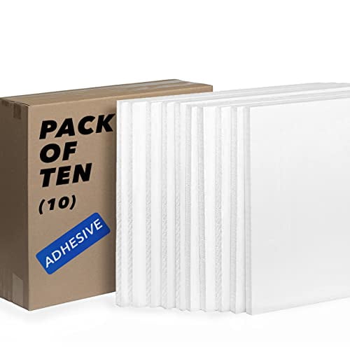 White Foam Board with Adhesive Side 3/16” Thickness White Foam Board