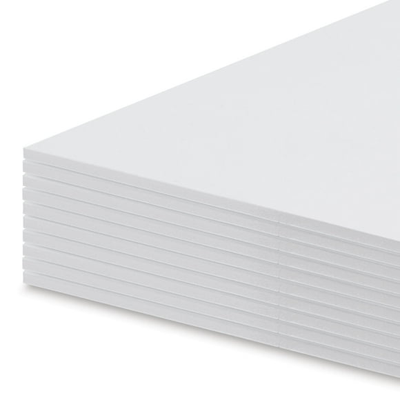 White Foam Board Form Board, 30" x 40" x 3/16" Thickness, White (10 Piece)