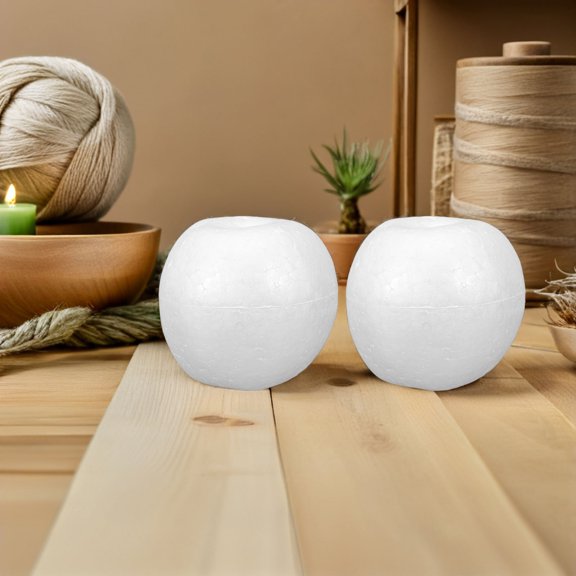 White Foam Fruit Models for School Crafts, Projects, Custom Decorations and Educational Activities
