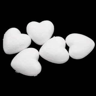 NOLITOY 20pcs Bubble Peach Hearts Foam Craft Ball Floral Foam Polystyrene  Balls Foam Hearts for Crafts Modeling Foam Wedding Decor Toys Heart Foam