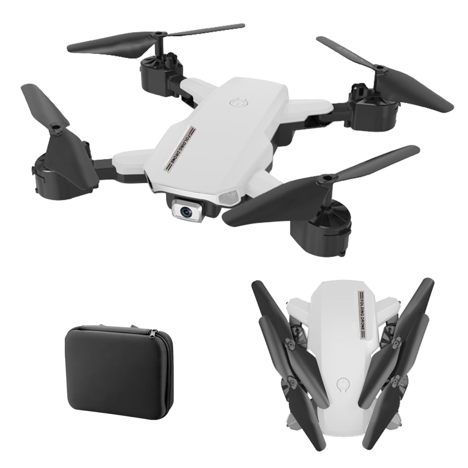 White Foldable Drone With Dual 1080P Camera, Wifi Fpv, Long Flight Time ...