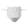 thumbnail image 1 of (White) Foldable Portable Coffee Filter Coffee Maker Stainless Steel Drip Coffee Tea Holder Reusable Paperless Pour Over Coffee Dripper, 1 of 4