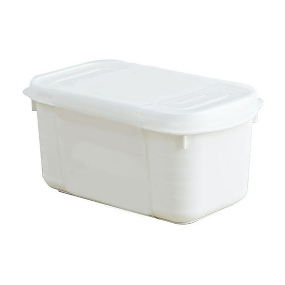 White Food Storage Container Reusable Eco-Friendly Lunch Box 700Ml Capacity Meal Prep Box With Lid For Refrigerator And Outdoor Picnics Size 6.41X3.66X3.14 Inch