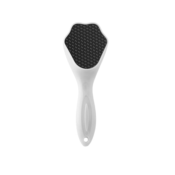 White Foot File Callus Remover Pedicure Tool With Ergonomic Handle For Dead Skin Hard Skin Care Cat Paw Design Foot Grater In White