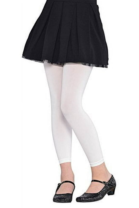 White Footless Tights - Child M/L